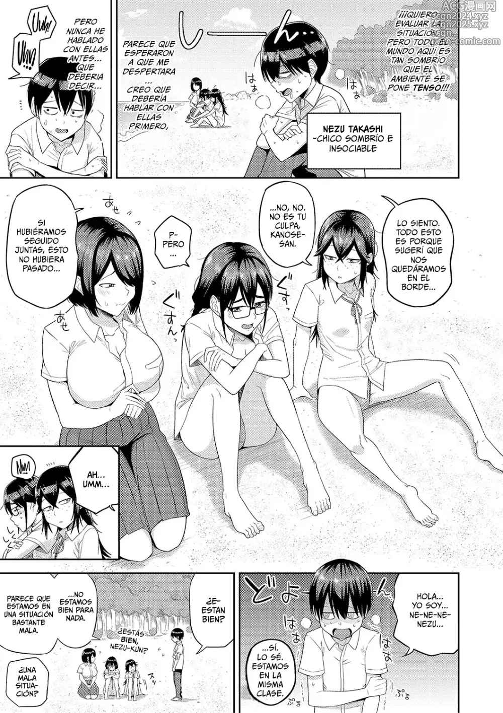 Page 6 of manga Mujintou de, SEX ni Kyoumi Shinshin na Dosukebe Inkya Joshi-tachi to Harem Life