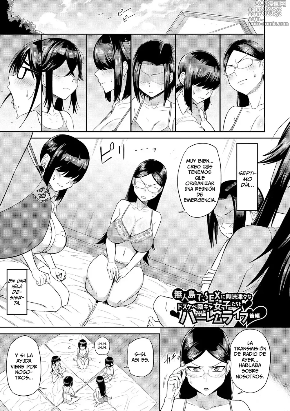 Page 74 of manga Mujintou de, SEX ni Kyoumi Shinshin na Dosukebe Inkya Joshi-tachi to Harem Life