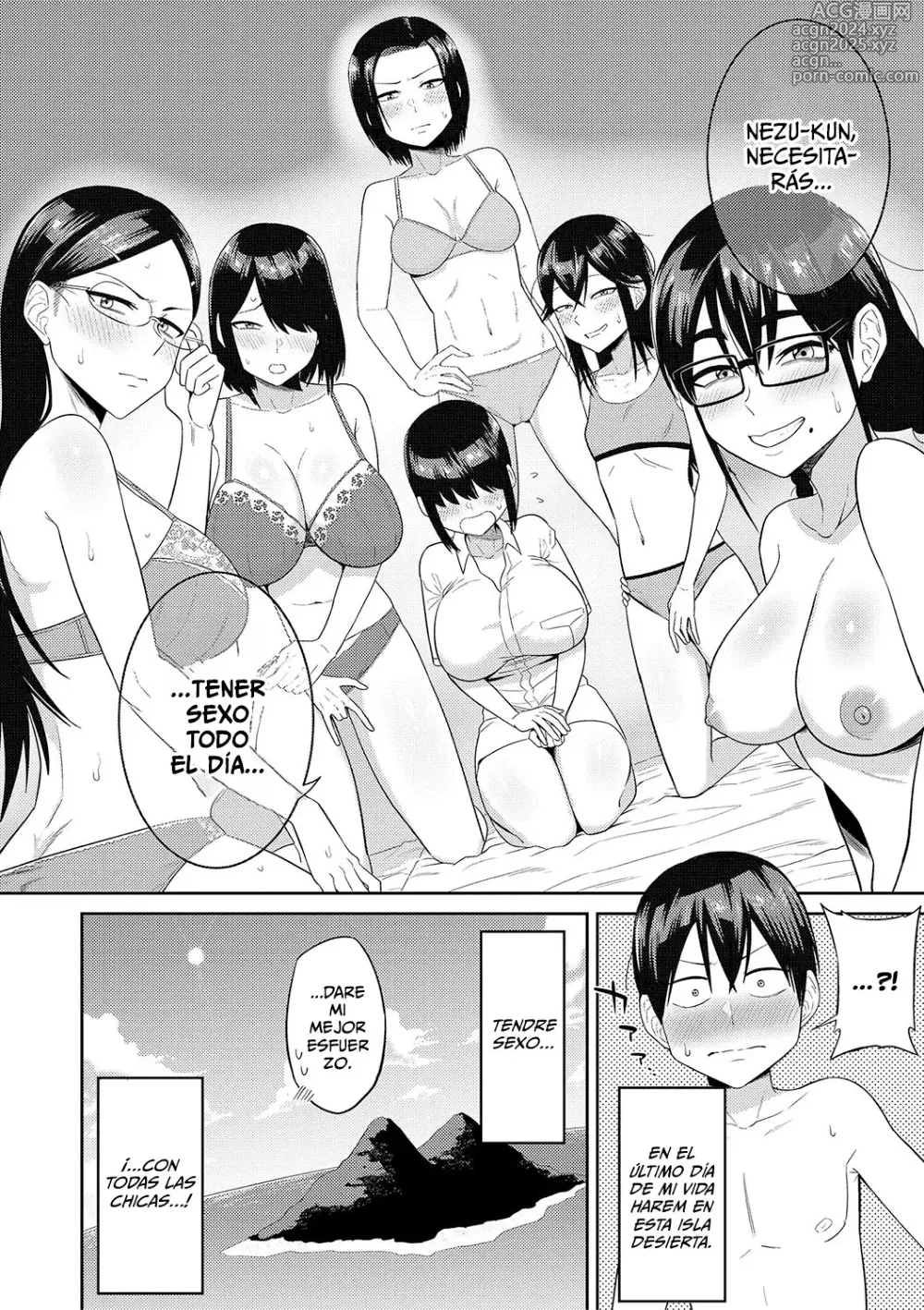 Page 77 of manga Mujintou de, SEX ni Kyoumi Shinshin na Dosukebe Inkya Joshi-tachi to Harem Life