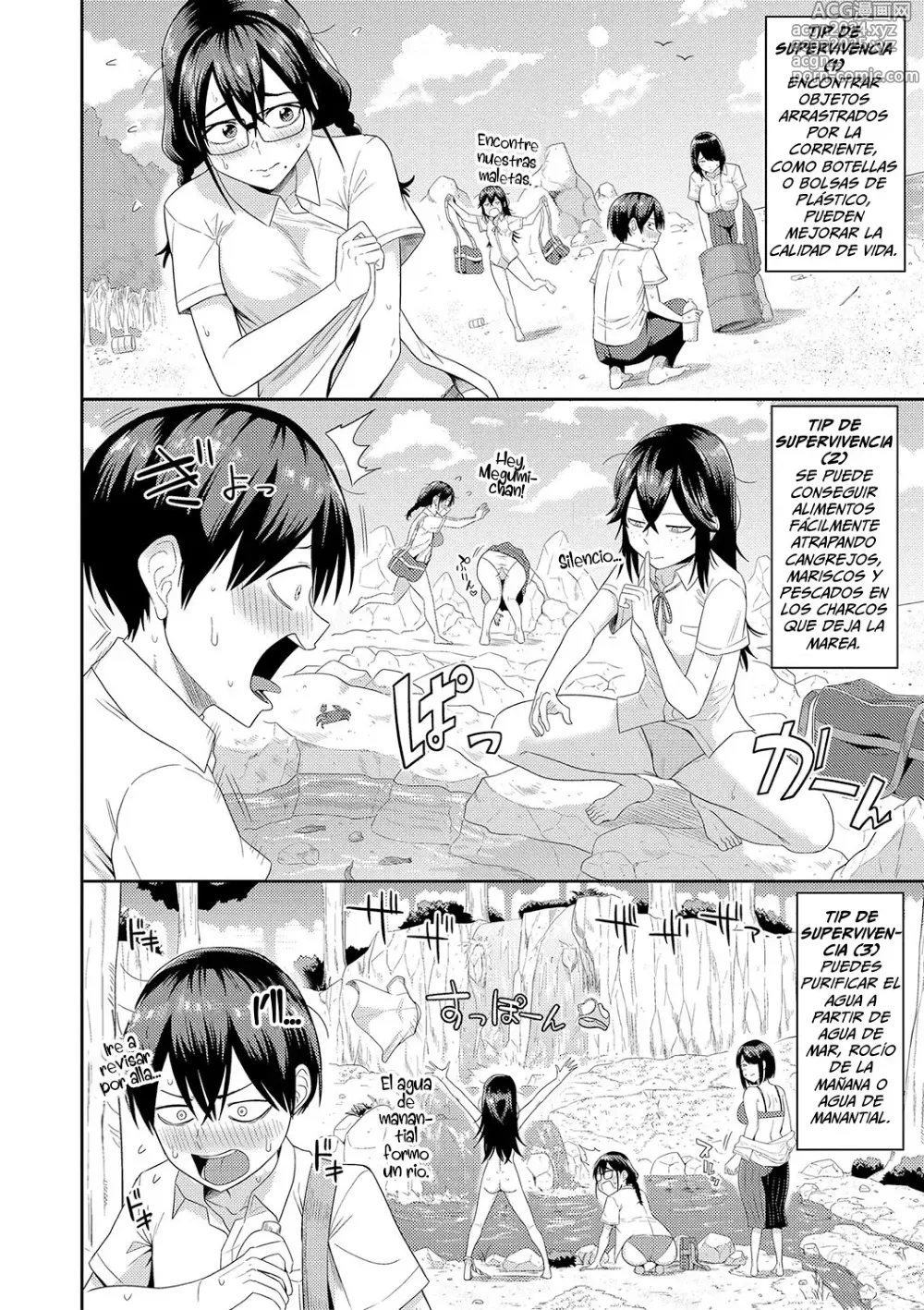 Page 9 of manga Mujintou de, SEX ni Kyoumi Shinshin na Dosukebe Inkya Joshi-tachi to Harem Life