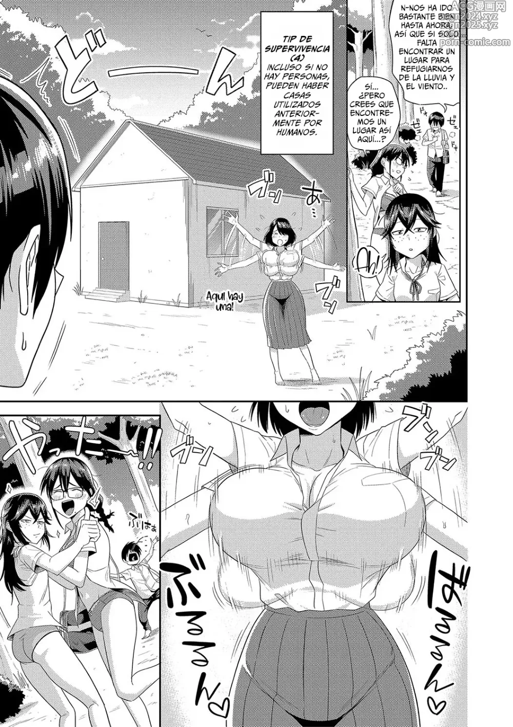 Page 10 of manga Mujintou de, SEX ni Kyoumi Shinshin na Dosukebe Inkya Joshi-tachi to Harem Life