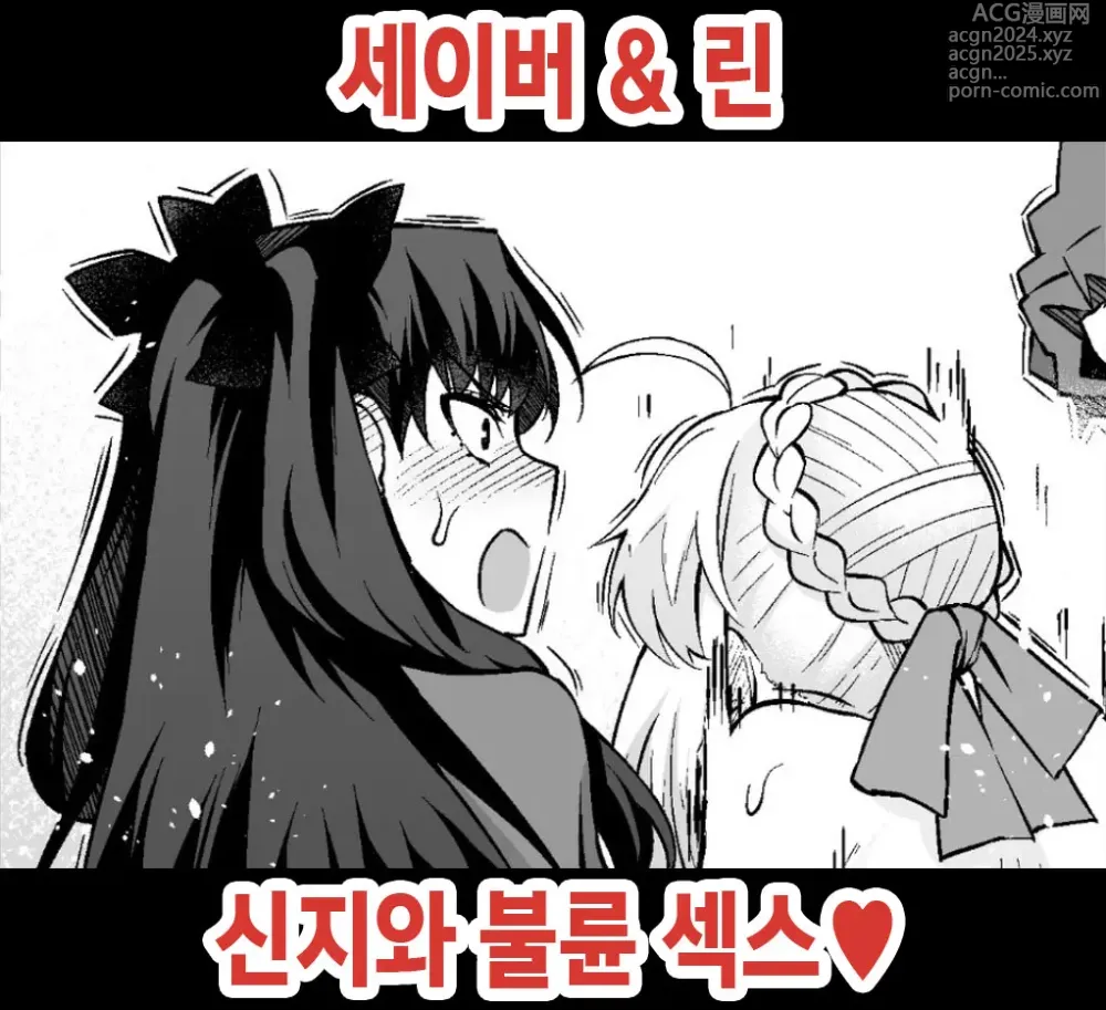 Page 1 of doujinshi 세이버 & 틴 신지와 불륜 섹스