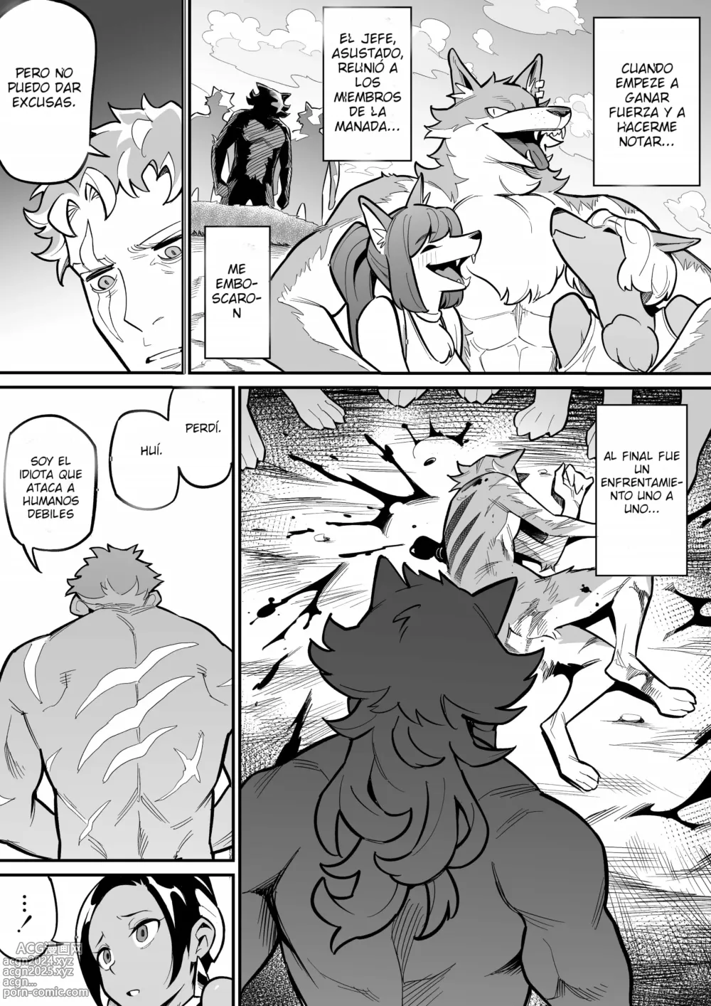 Page 21 of doujinshi Hombre lobo x Guardiana NTR