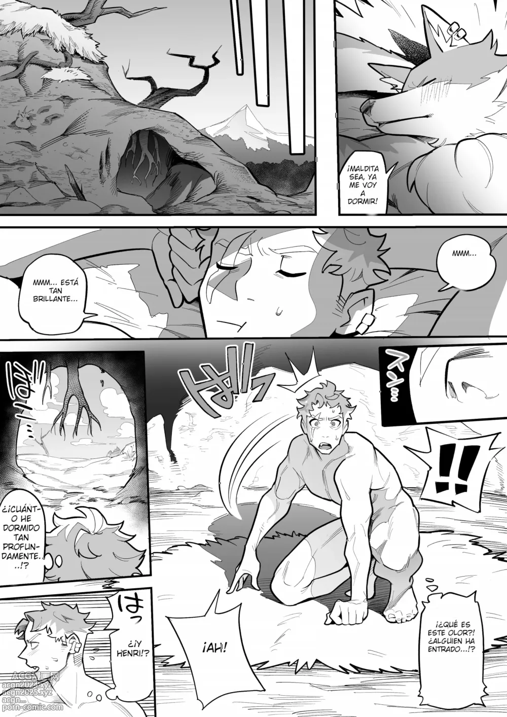 Page 31 of doujinshi Hombre lobo x Guardiana NTR