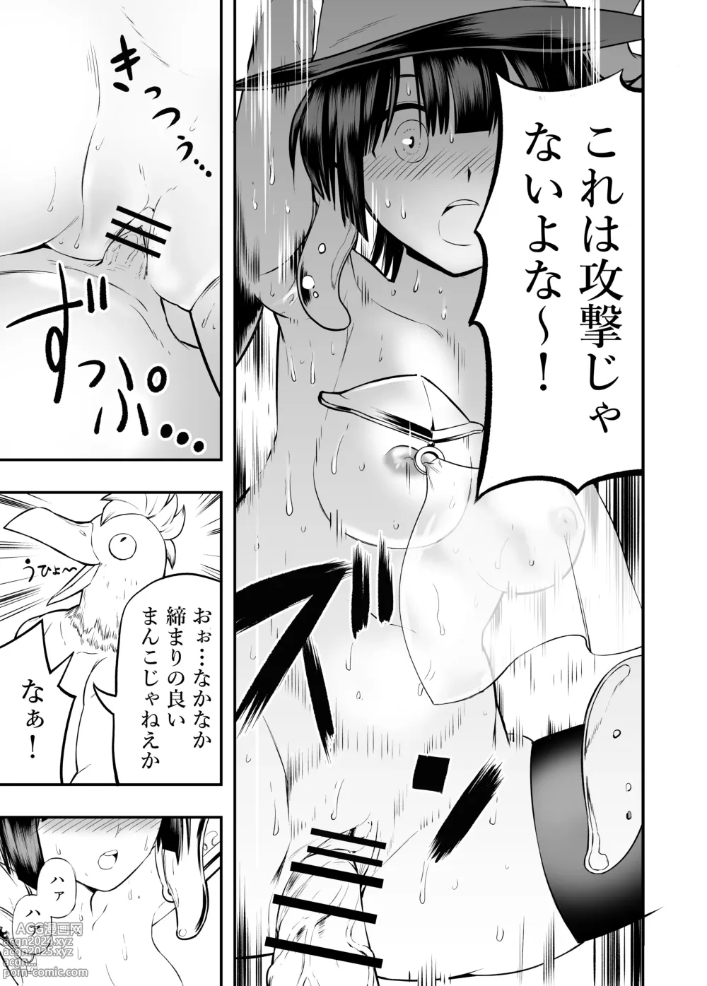 Page 15 of doujinshi Bikini Armor wa Bougyoryoku ga Takai kara Shikatanai!!