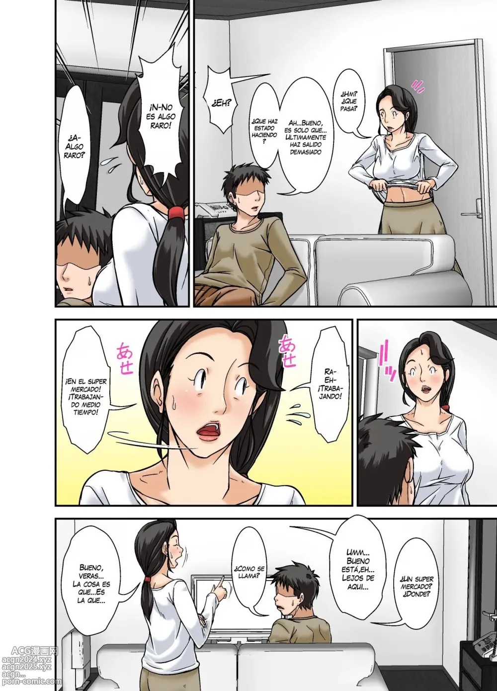 Page 12 of doujinshi Why This Ordinary Housewife Resorted to Sex Work ~Son Edition~