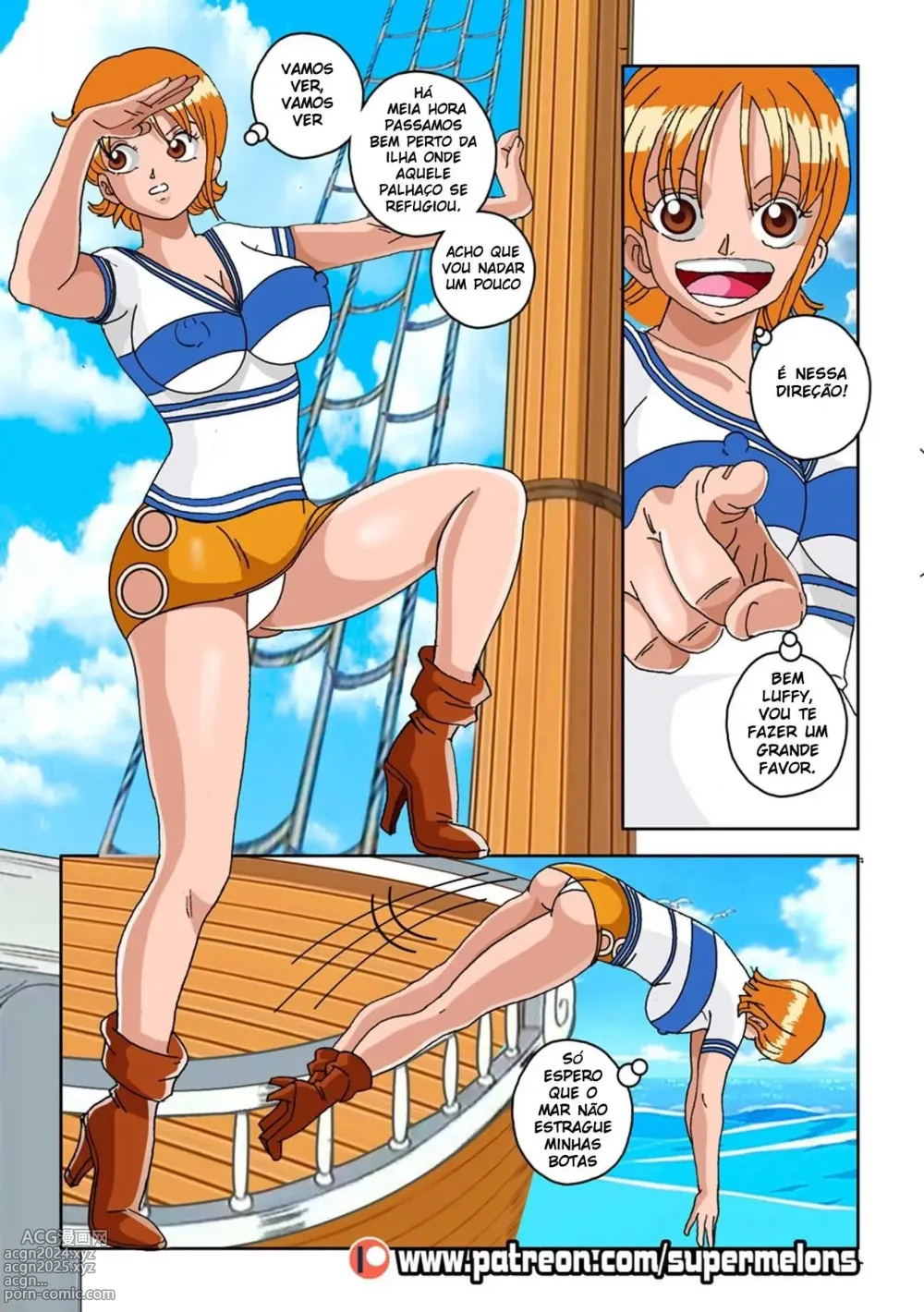 Page 164 of doujinshi One piece comolet