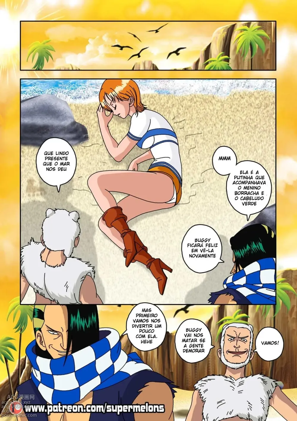 Page 166 of doujinshi One piece comolet