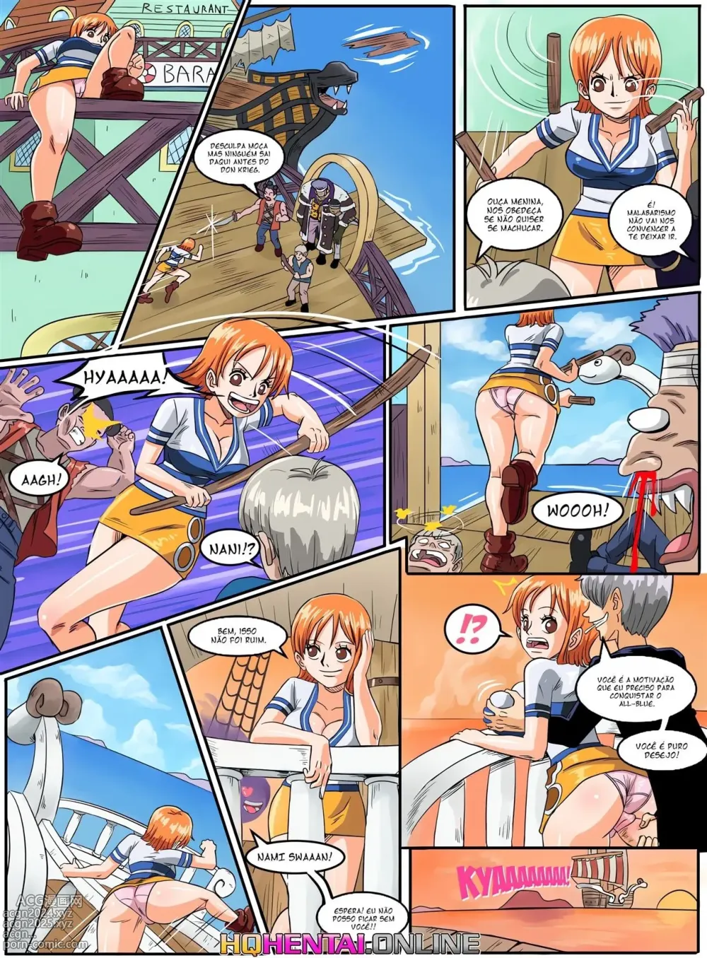 Page 36 of doujinshi One piece comolet