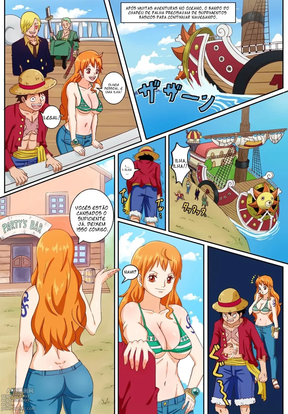 Page 38 of doujinshi One piece comolet