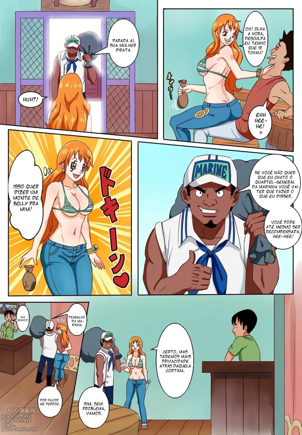 Page 40 of doujinshi One piece comolet