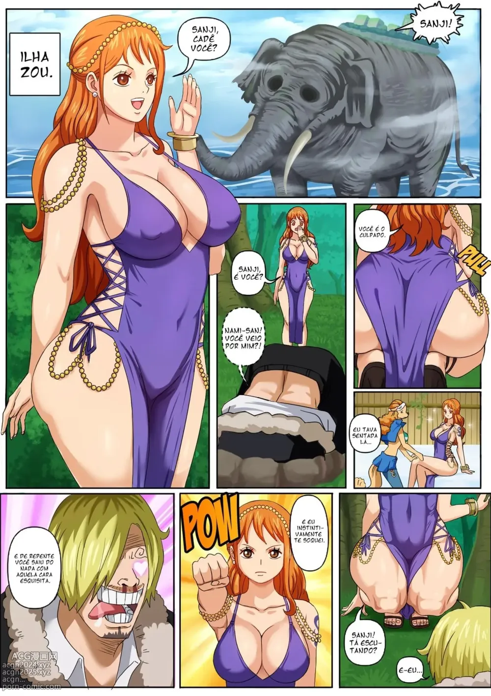 Page 61 of doujinshi One piece comolet