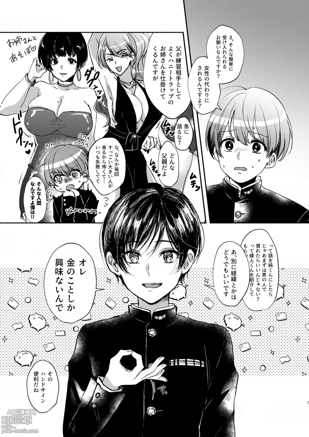 Page 7 of doujinshi Binbou Bishounen to Jigoku no Josou Arbeit