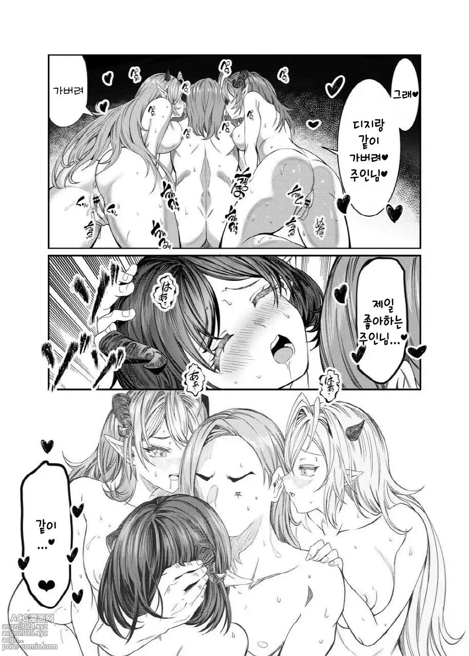 Page 297 of doujinshi 노예를 조교해 하렘을 만들다 -녀석들과 순애 하렘 H 할 때까지의 이야기-