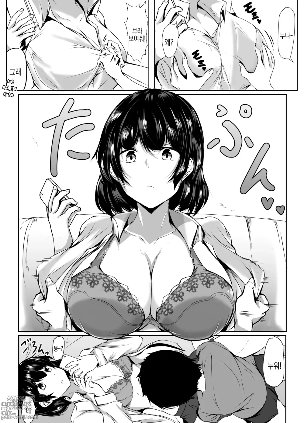 Page 4 of doujinshi 동생의 야한 장난에 너무나도 자비로운 무기력한 누나