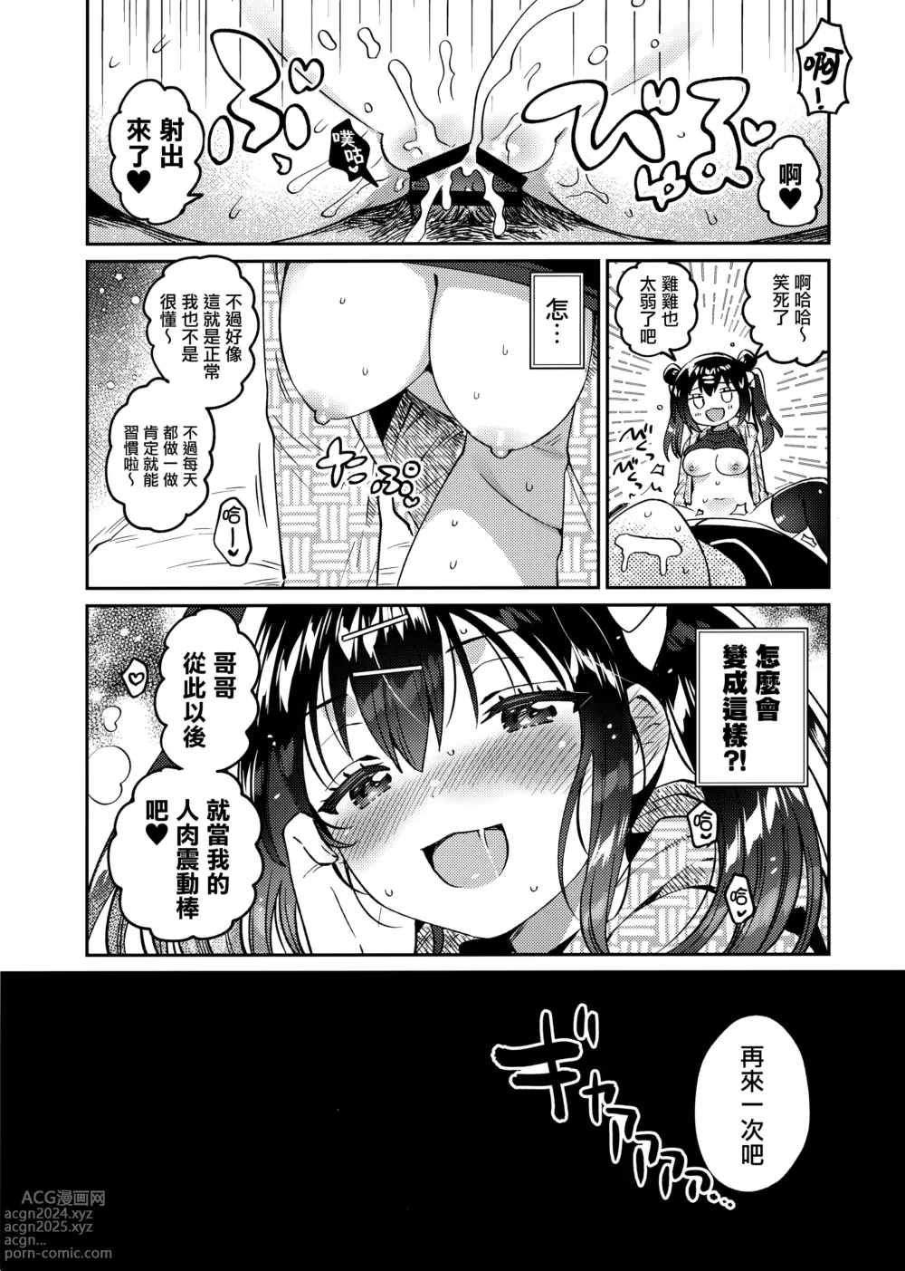 Page 4 of doujinshi Imouto to Nazo no Niku Vibe