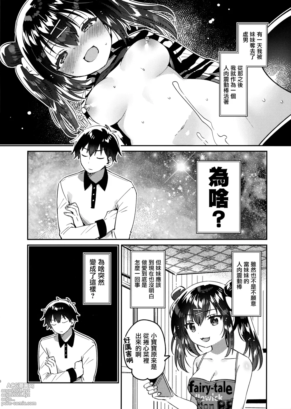 Page 6 of doujinshi Imouto to Nazo no Niku Vibe