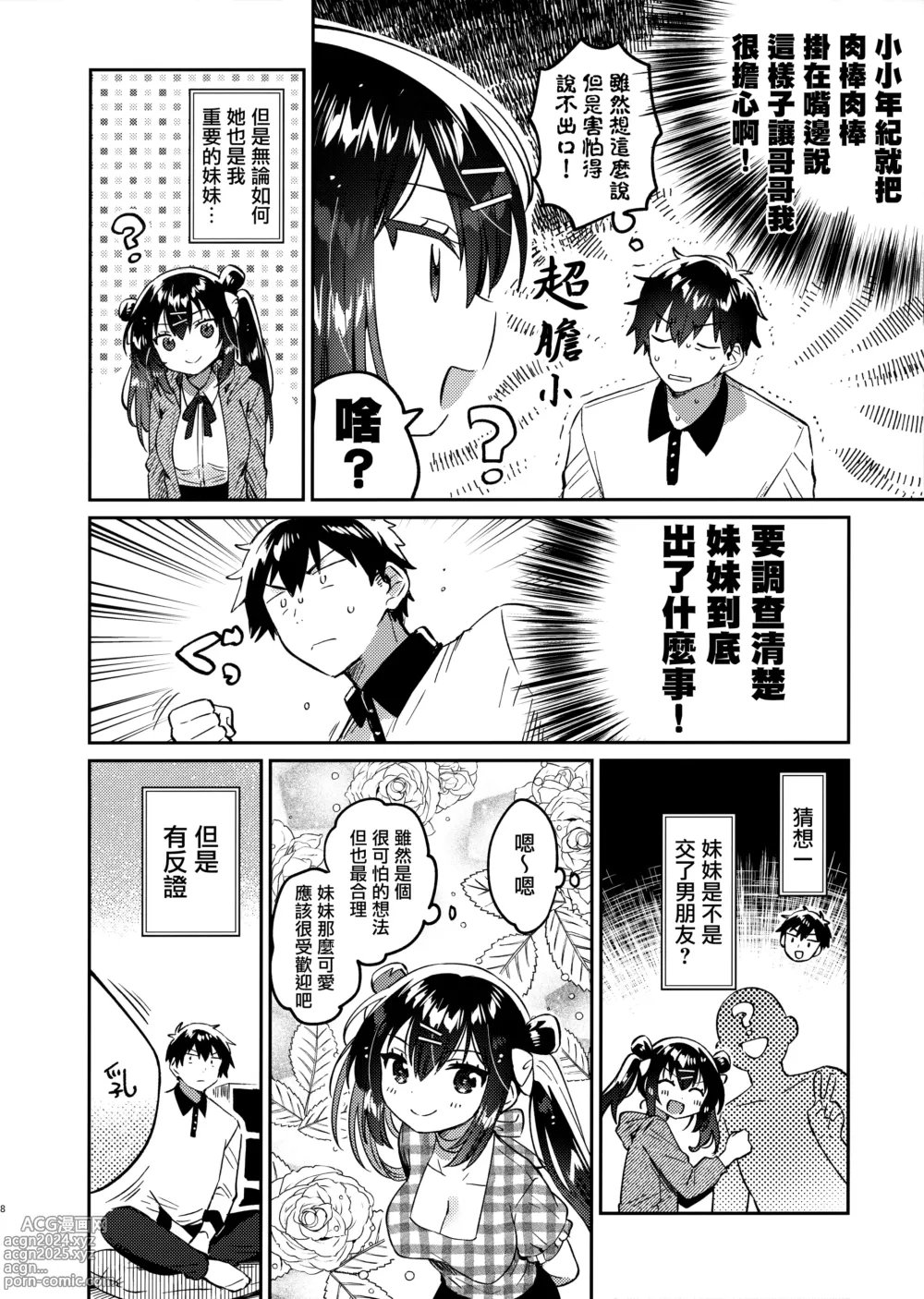 Page 8 of doujinshi Imouto to Nazo no Niku Vibe