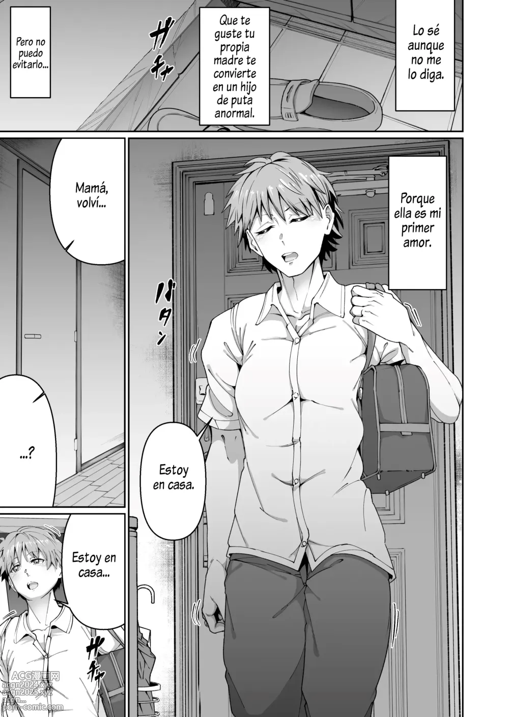 Page 8 of doujinshi Sukebe Body no Haha to Yokujou-suru Musuko