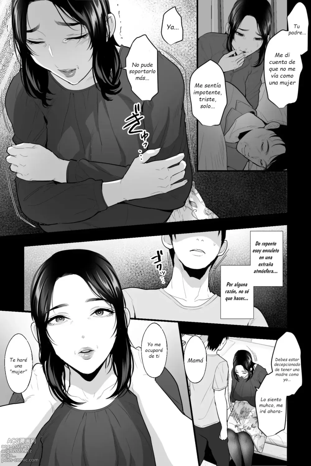 Page 4 of doujinshi Tarachime no Nikutsubo ~Yokkyu Fuman no Haha ga Inran Dekachichi Deliherujou datta node, Renzoku Nakadashi de Onaho ni shitemita~