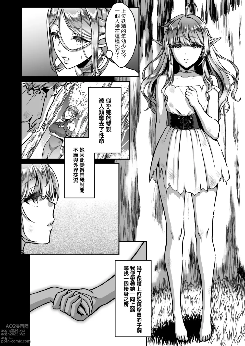 Page 62 of manga 黄昏の娼エルフ 1-6