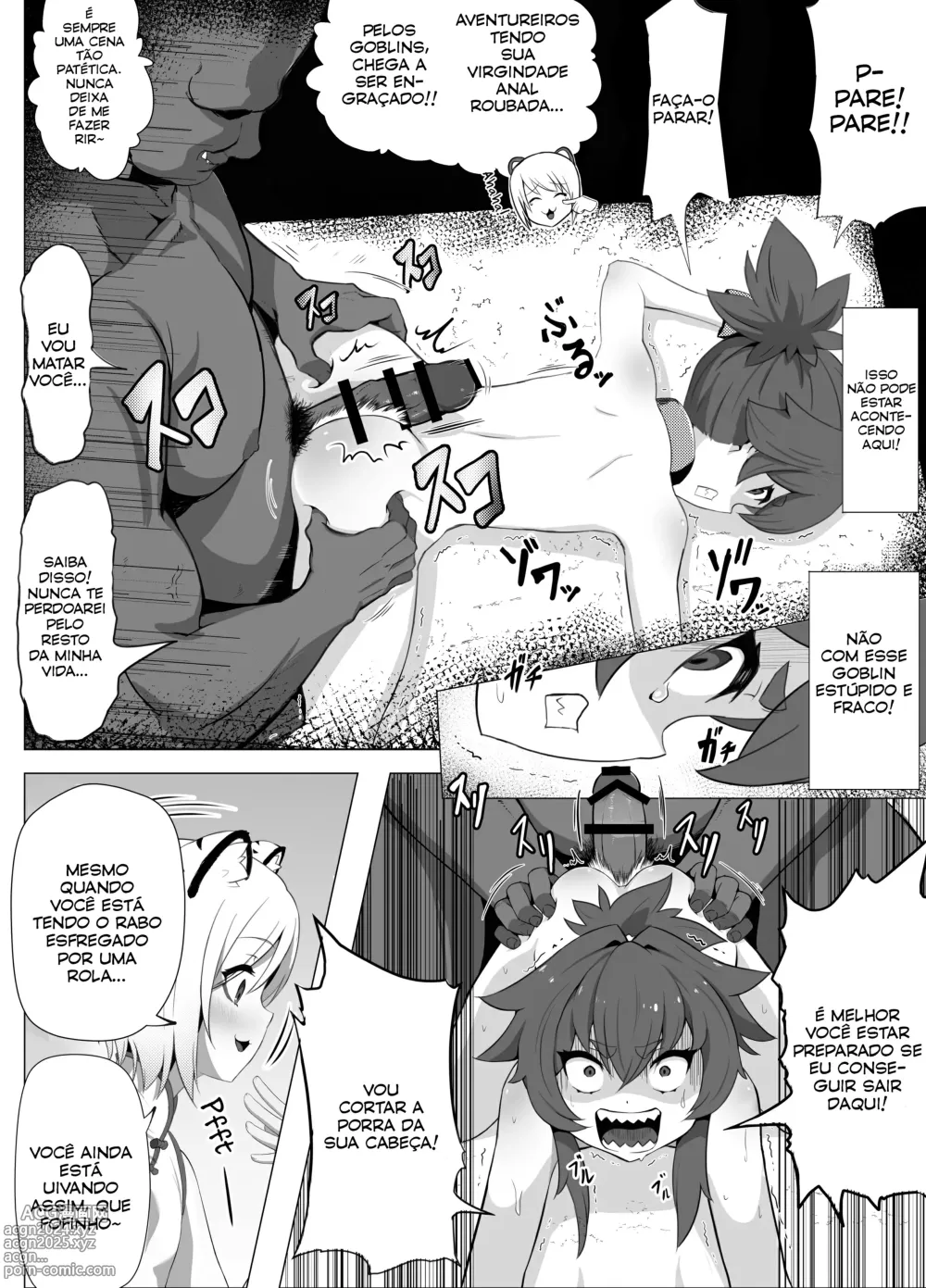 Page 30 of doujinshi Namaiki Otokonoko Boukensha VS Zetsurin Goblin