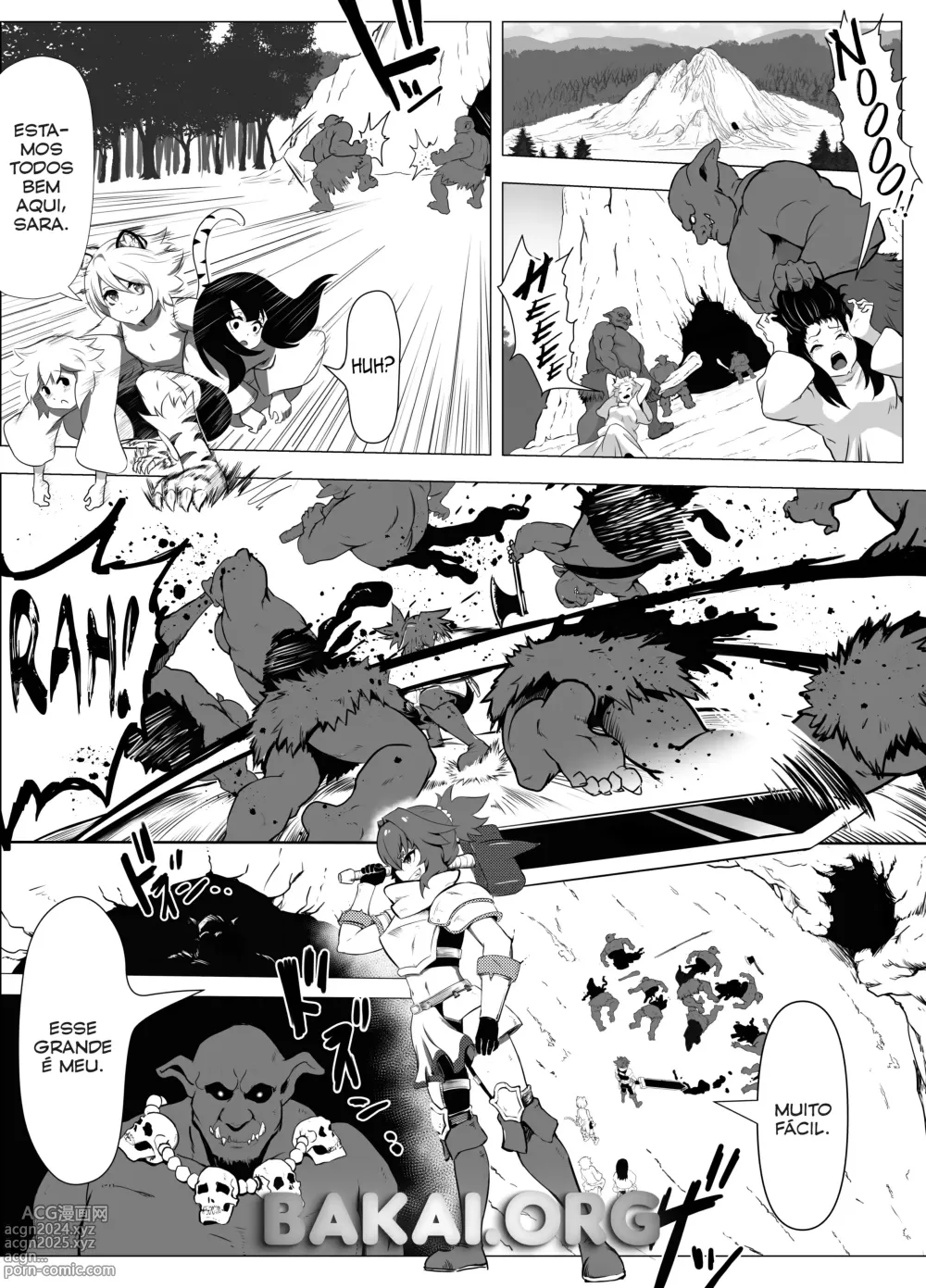 Page 4 of doujinshi Namaiki Otokonoko Boukensha VS Zetsurin Goblin