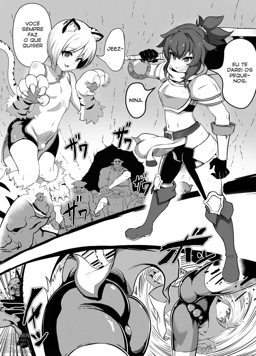 Page 5 of doujinshi Namaiki Otokonoko Boukensha VS Zetsurin Goblin