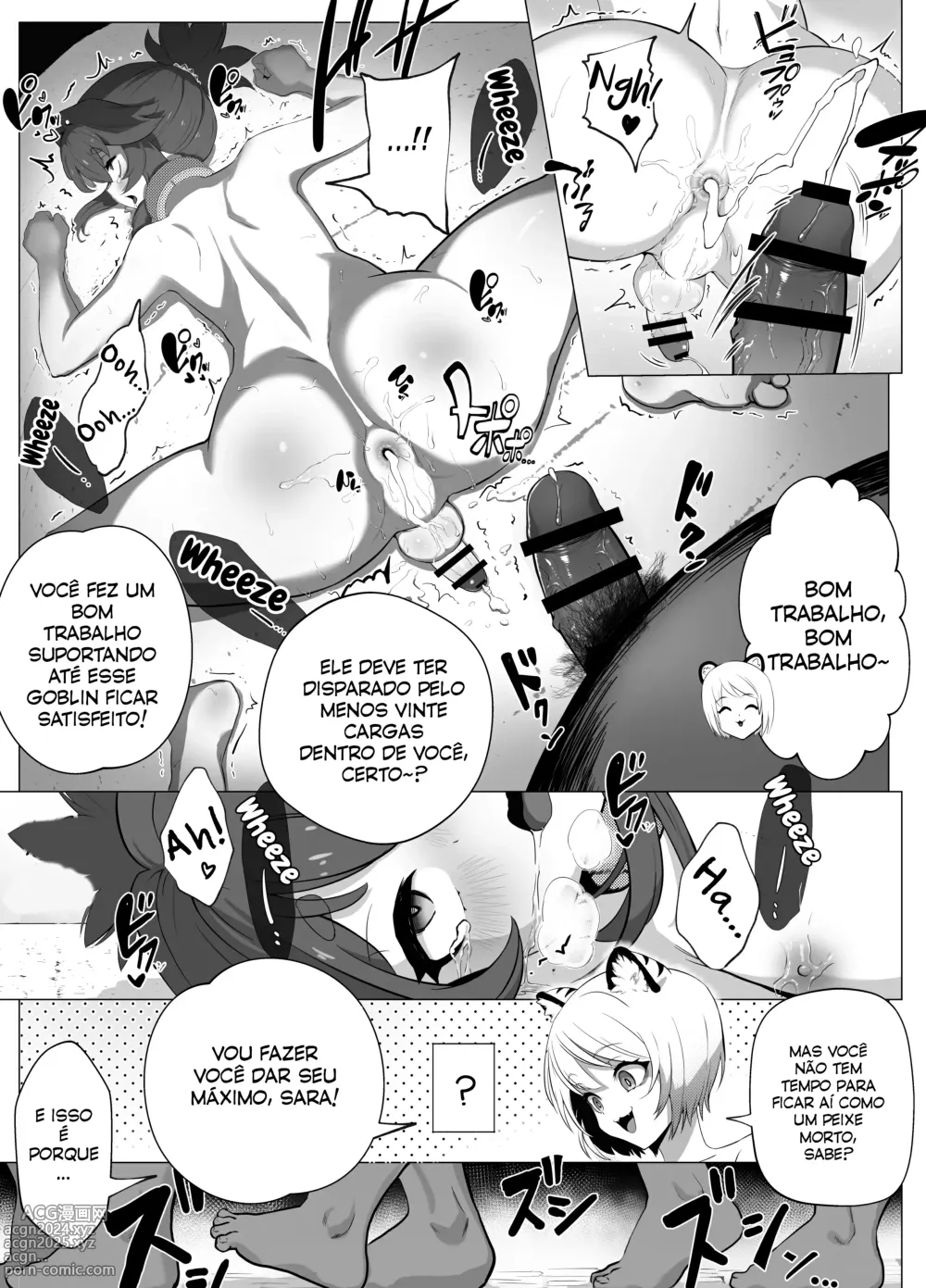 Page 46 of doujinshi Namaiki Otokonoko Boukensha VS Zetsurin Goblin