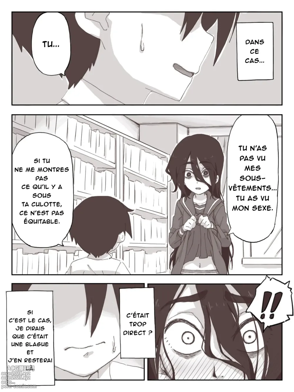 Page 12 of doujinshi Senpai, faites-le sur mes mains