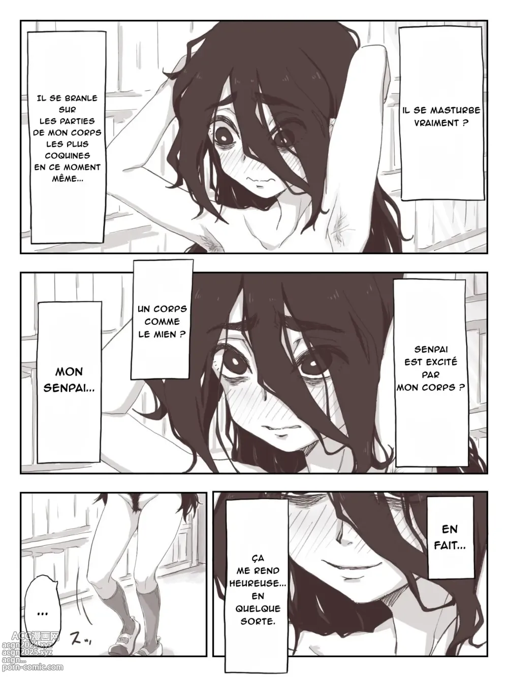 Page 28 of doujinshi Senpai, faites-le sur mes mains