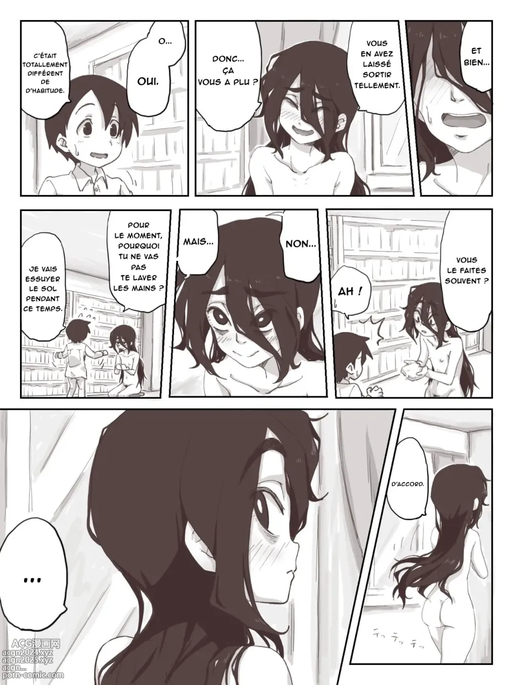 Page 35 of doujinshi Senpai, faites-le sur mes mains