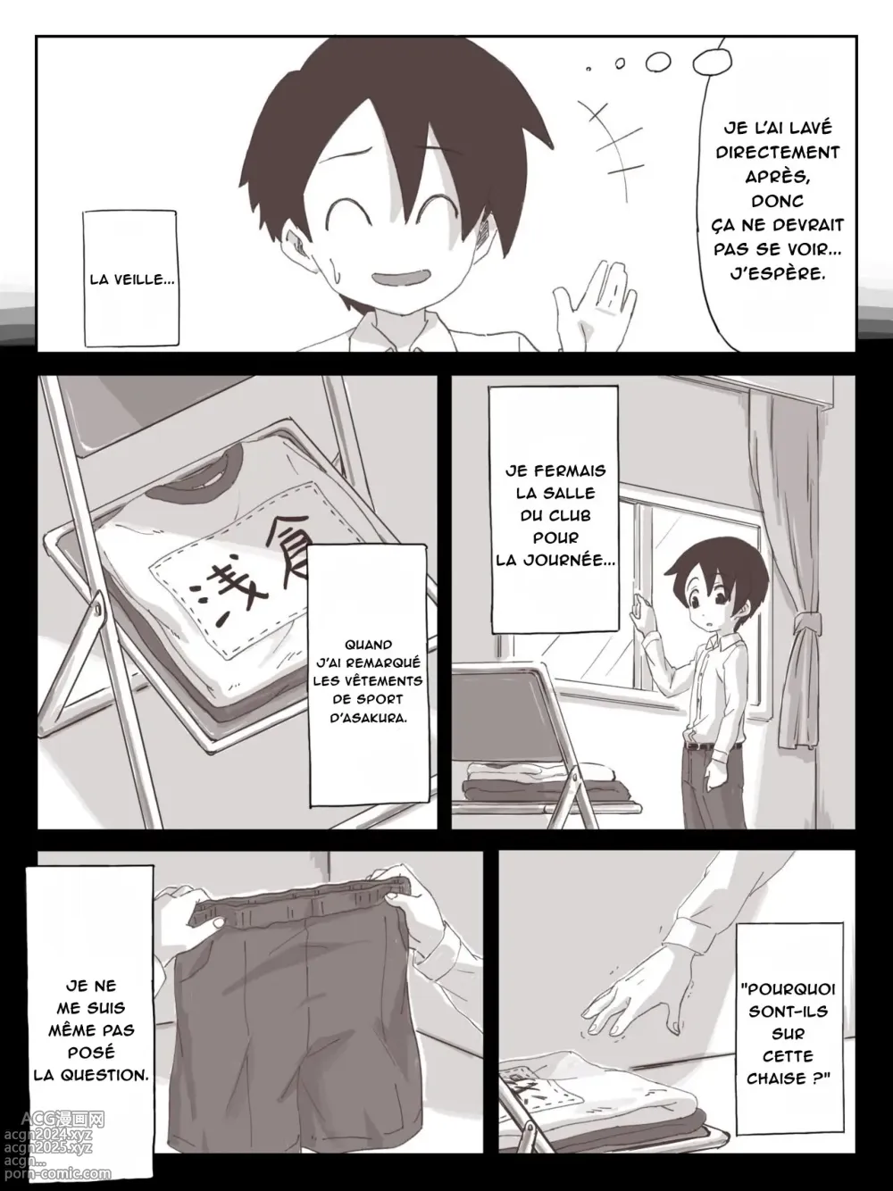 Page 6 of doujinshi Senpai, faites-le sur mes mains