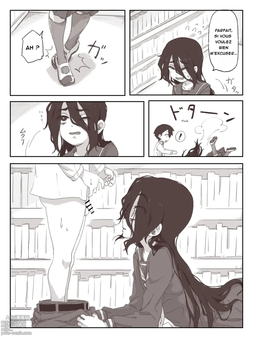 Page 8 of doujinshi Senpai, faites-le sur mes mains