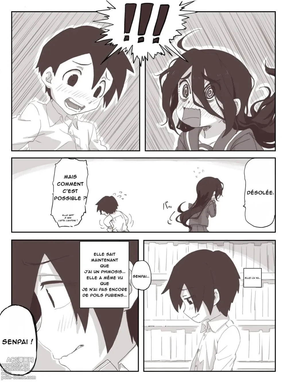 Page 9 of doujinshi Senpai, faites-le sur mes mains