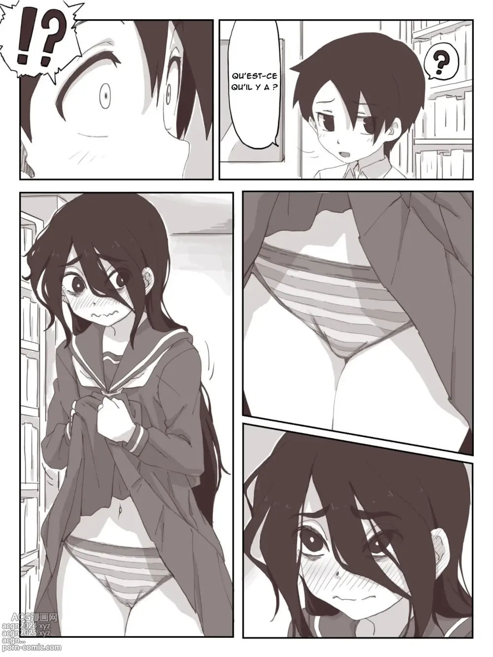 Page 10 of doujinshi Senpai, faites-le sur mes mains