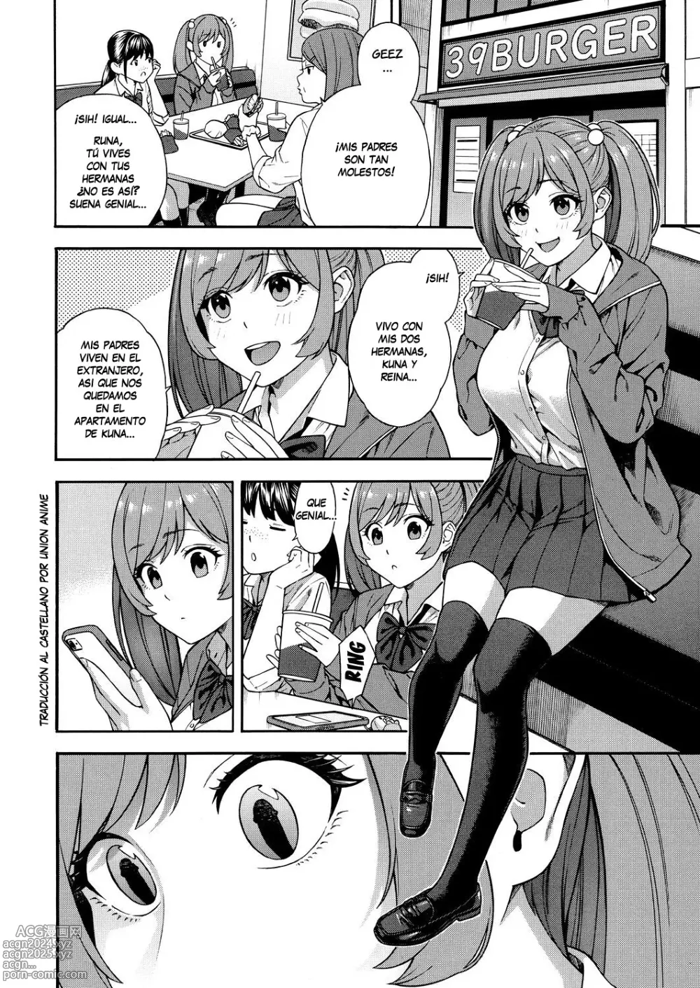 Page 42 of manga Making a Harem of the Three Bitchy Gal Sisters - Episode 1