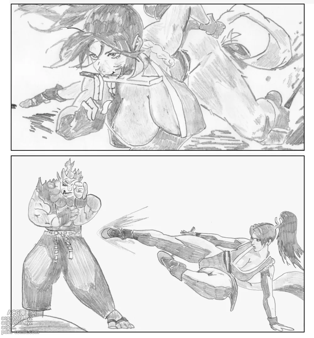 Page 3 of doujinshi Capcom vs. SNK 2 - Mai vs. Gouki