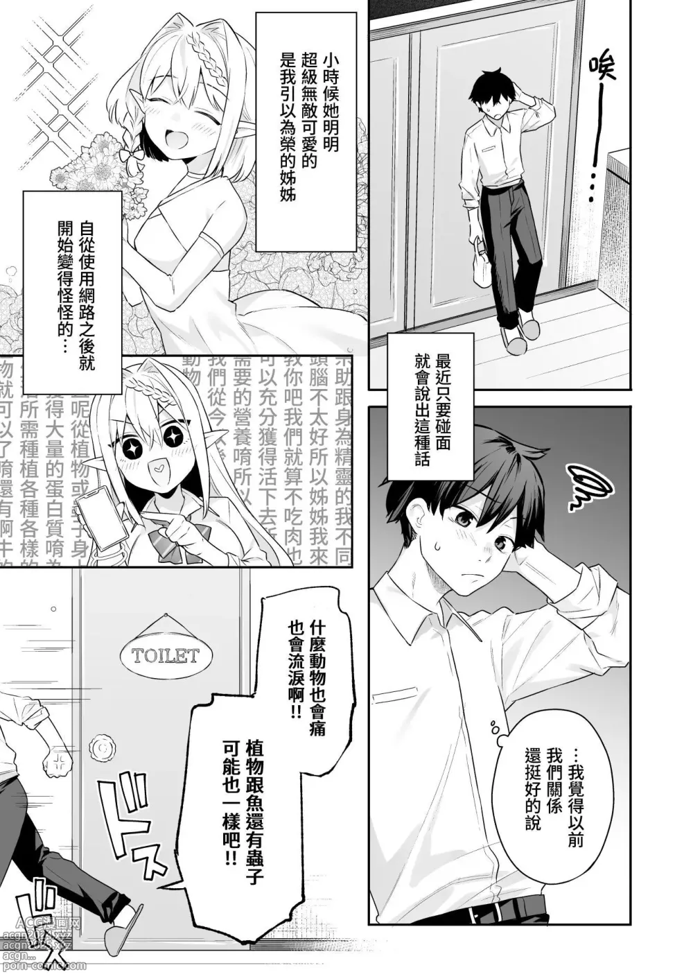 Page 11 of doujinshi 肉食系ヴィーガンギャルエルフは弟ちんぽに夢中