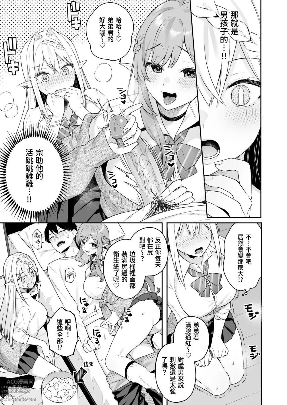 Page 21 of doujinshi 肉食系ヴィーガンギャルエルフは弟ちんぽに夢中