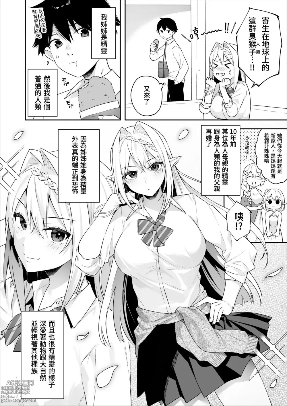 Page 8 of doujinshi 肉食系ヴィーガンギャルエルフは弟ちんぽに夢中