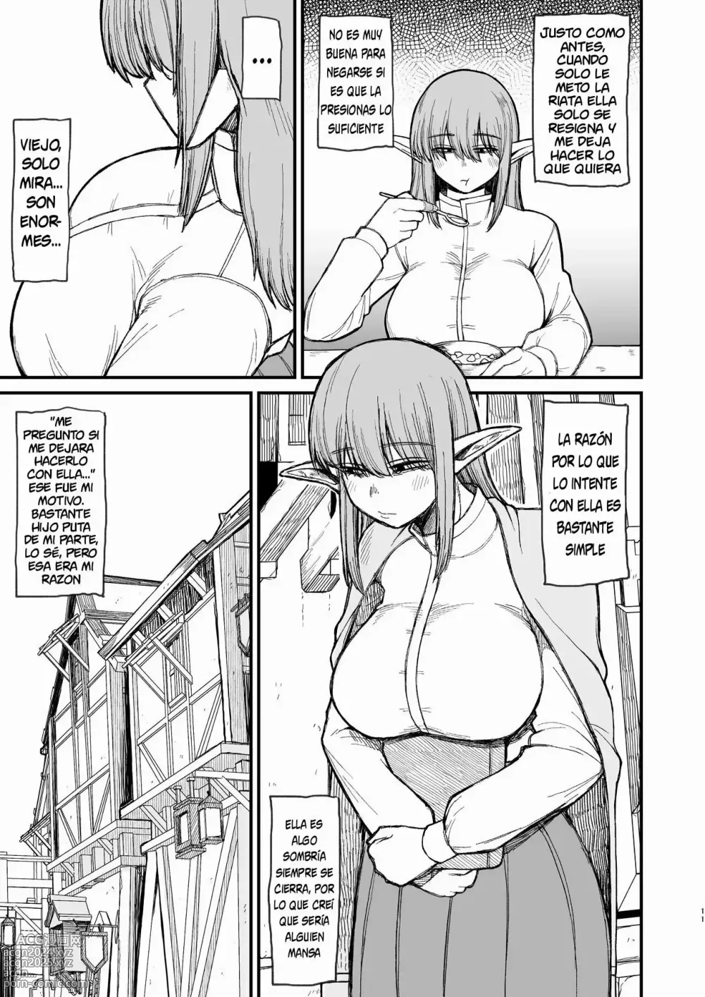 Page 7 of doujinshi I'm Dating A Plain-Looking, Unpopular Elf 1-2