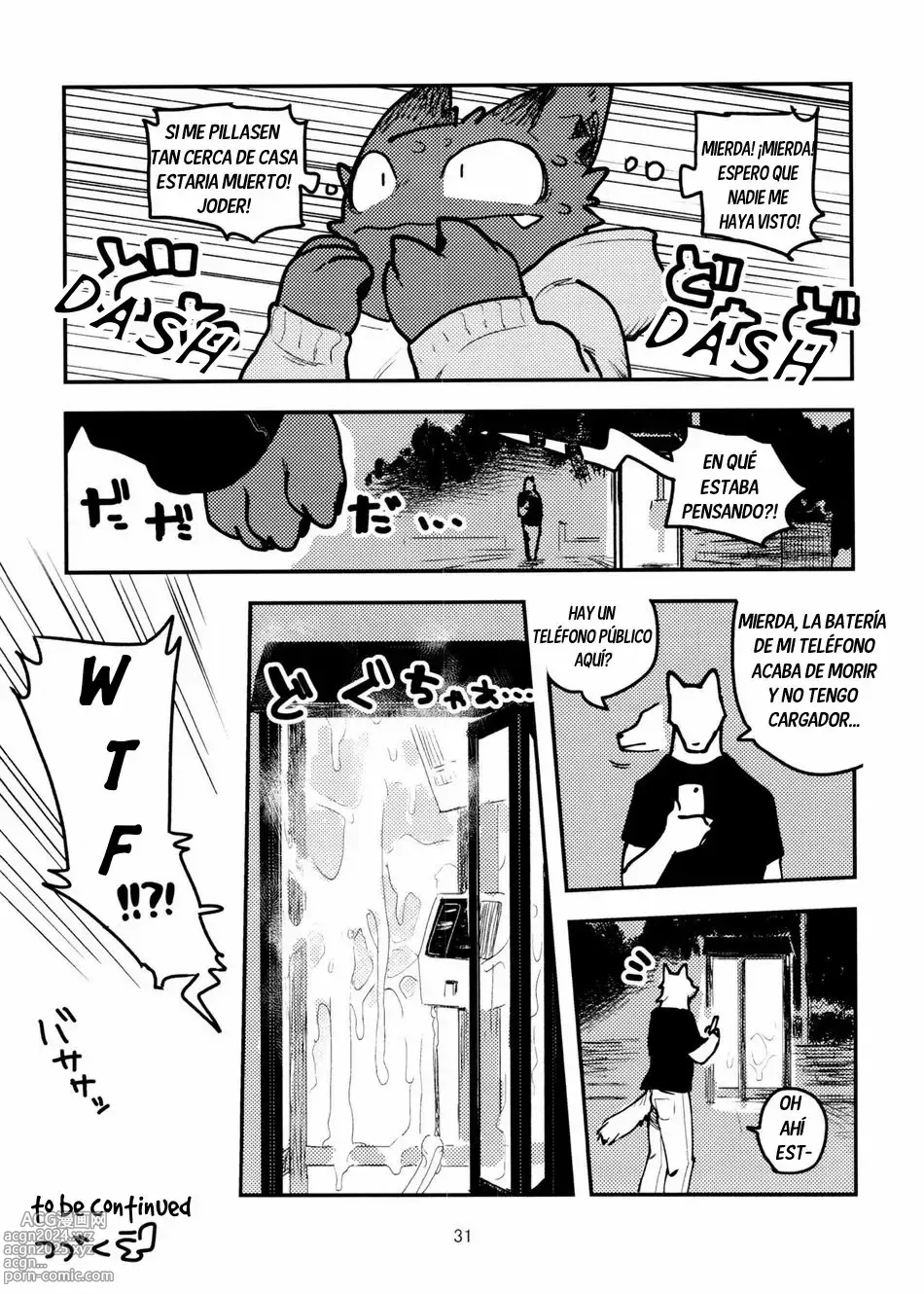 Page 31 of doujinshi Nekoda-kun Denwa Box de nu!!!!