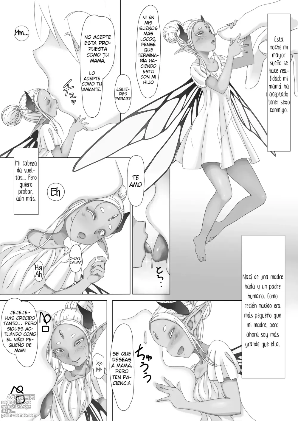 Page 2 of doujinshi La Historia de una Madre Hada que Tiene Sexo con su Hijo hasta Quedar Embarazada