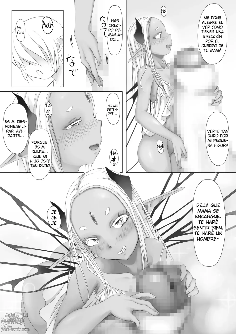 Page 7 of doujinshi La Historia de una Madre Hada que Tiene Sexo con su Hijo hasta Quedar Embarazada