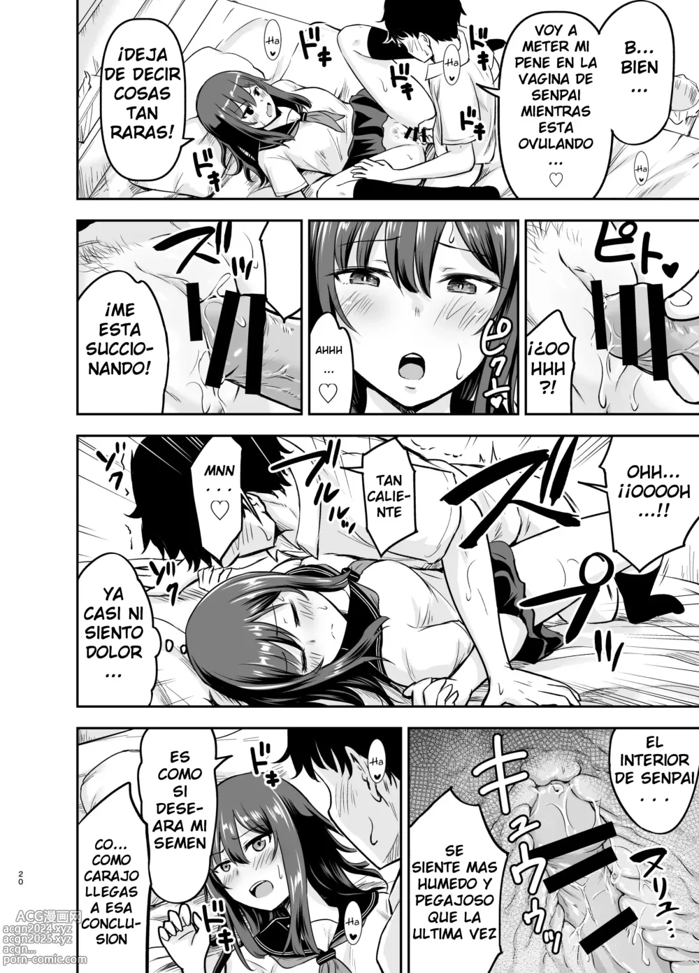 Page 19 of doujinshi Orekko Senpai to HaramaSEX