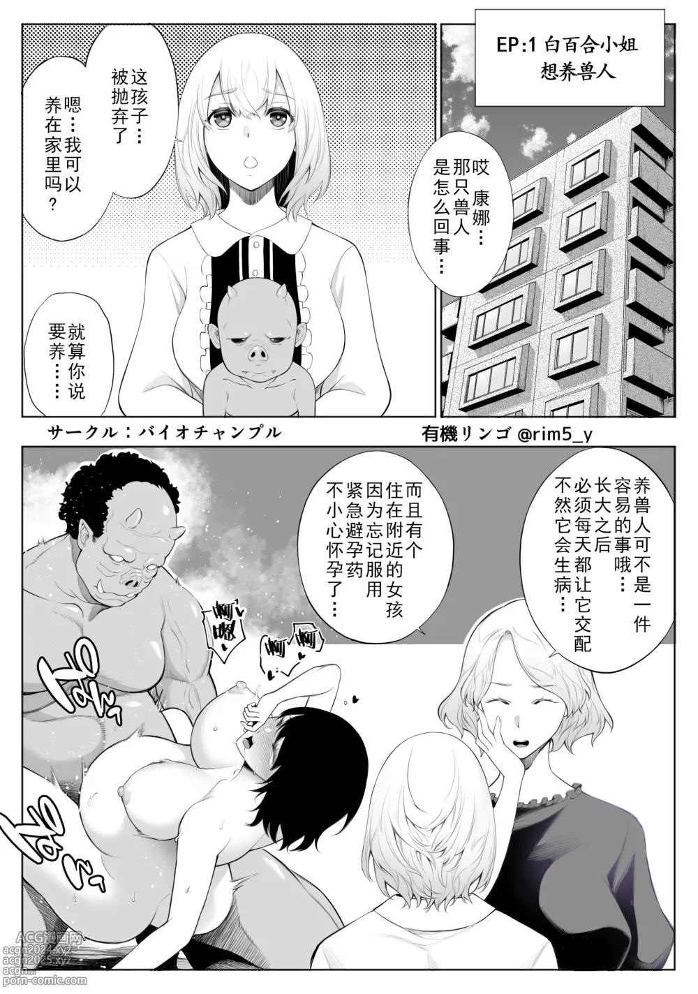 Page 3 of doujinshi Sayuri-san wa orc o kau