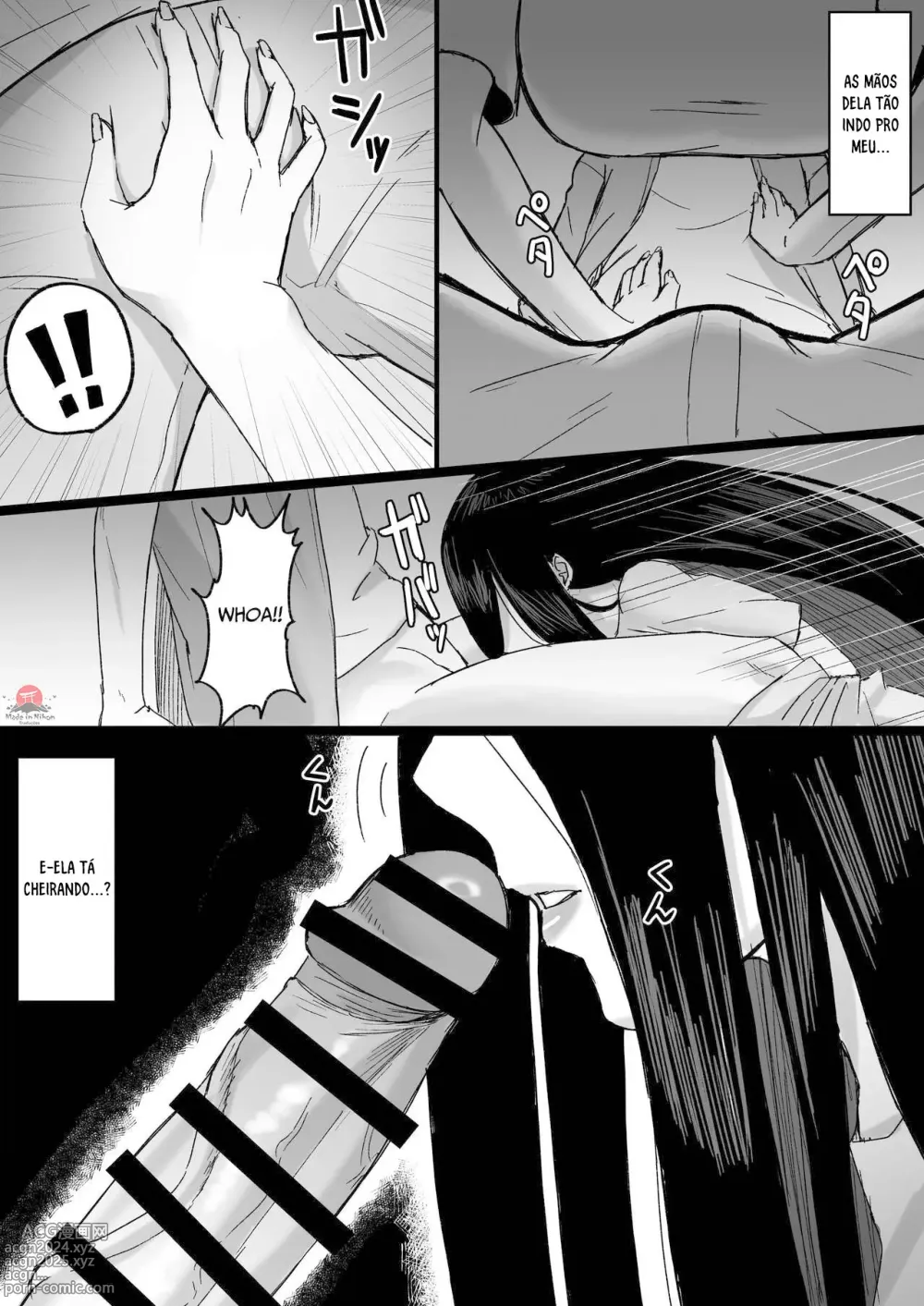 Page 12 of doujinshi Shiroi Heya ~Mukanjou Bakunyuu Yuurei ni Shinu made Shiboritorareru~