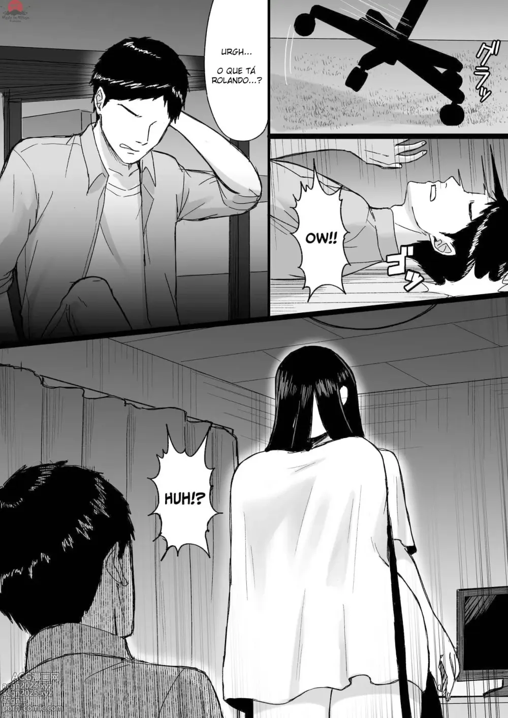 Page 10 of doujinshi Shiroi Heya ~Mukanjou Bakunyuu Yuurei ni Shinu made Shiboritorareru~