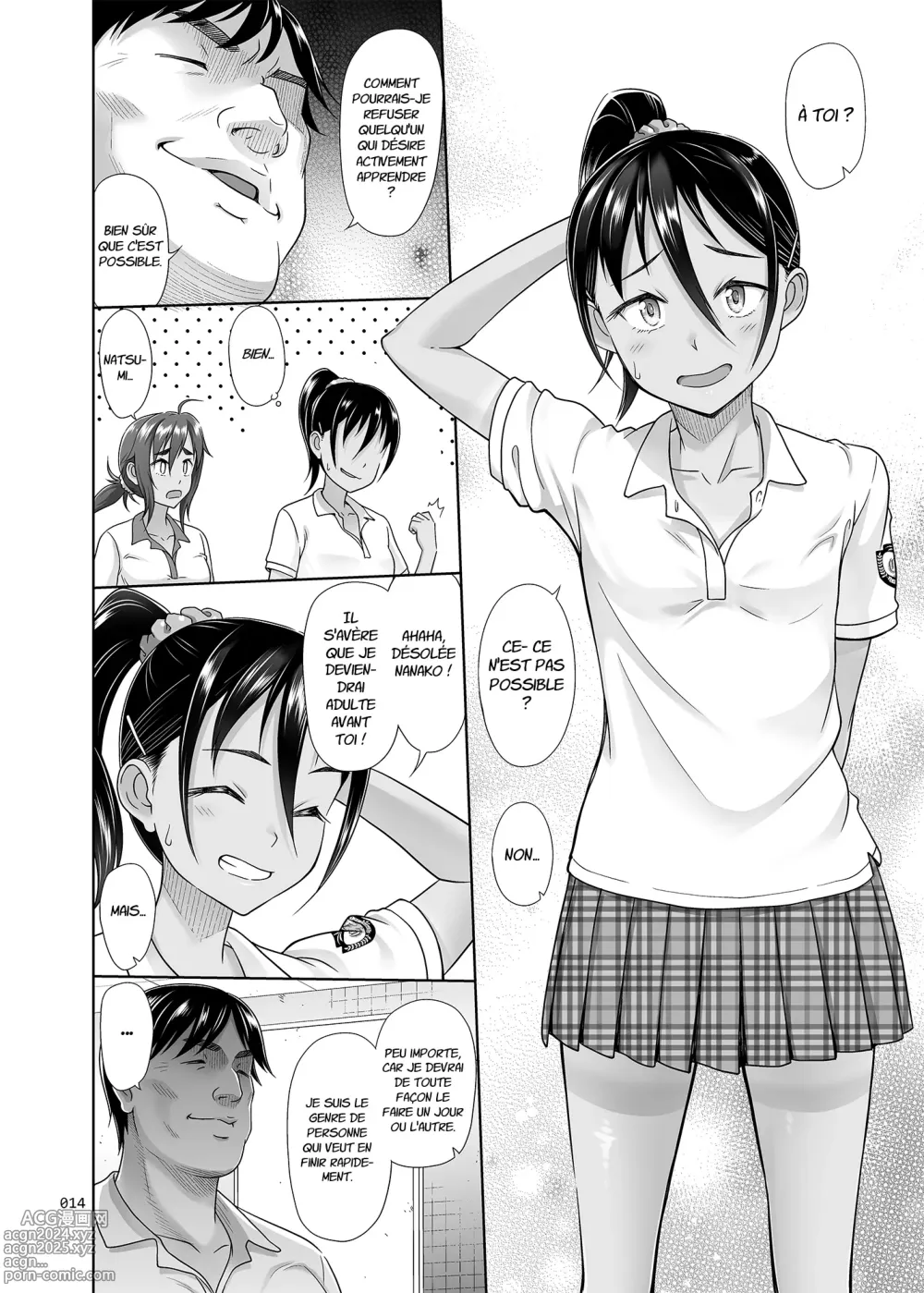 Page 13 of doujinshi Sex Instructor 4 Elle a gâché l'ambiance... Alors je l'ai sermonnée sans rien dire.